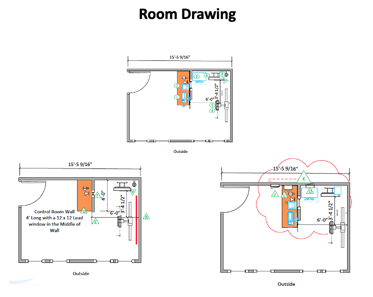 X-ray Room Drawing